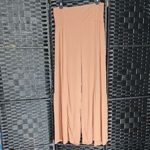 Rewash Tie Waist Tiered Wide Leg Palazzo Boho Pants SZ L